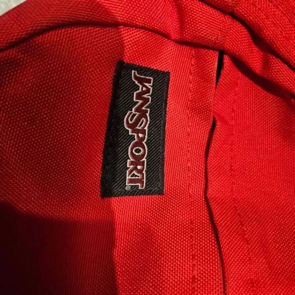 Jansport Red Canvas Fanny Pouch Belt Bag 10